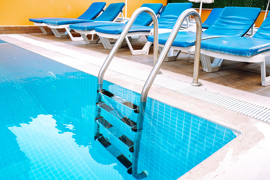 Swimming Pool With Stair